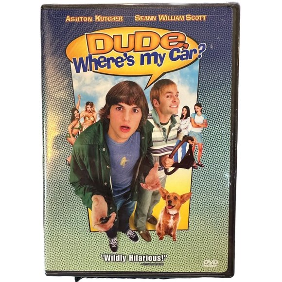 Dude Where's My Car DVD Movie Rated PG 13 Widescreen Ashton Kutcher Seann Scott - Picture 1 of 2